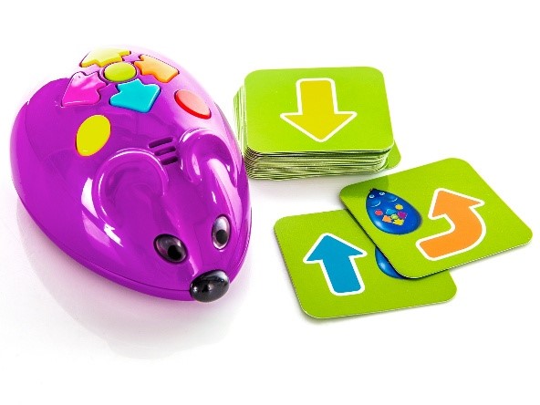 picture of code and go mice activity cards and mouse