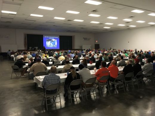 Commercial Pesticide Applicators attend training class to obtain credits toward recertification.