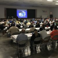 Commercial Pesticide Applicators attend training to obtain credit towards recertification.