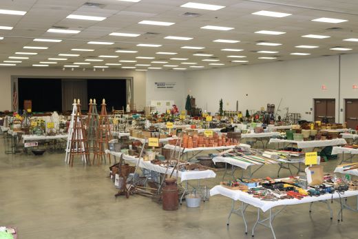 The Tools & Treasures Sale offers a wide variety of lawn and garden items for sale.